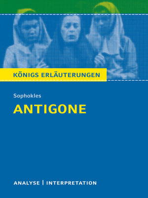 cover image of Antigone von Sophokles.